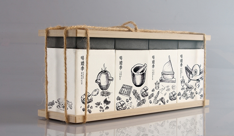 杭州茶葉包裝盒設計-茶葉創意插畫包裝設計-茶葉禮盒設計-杭州專業的包裝設計公司